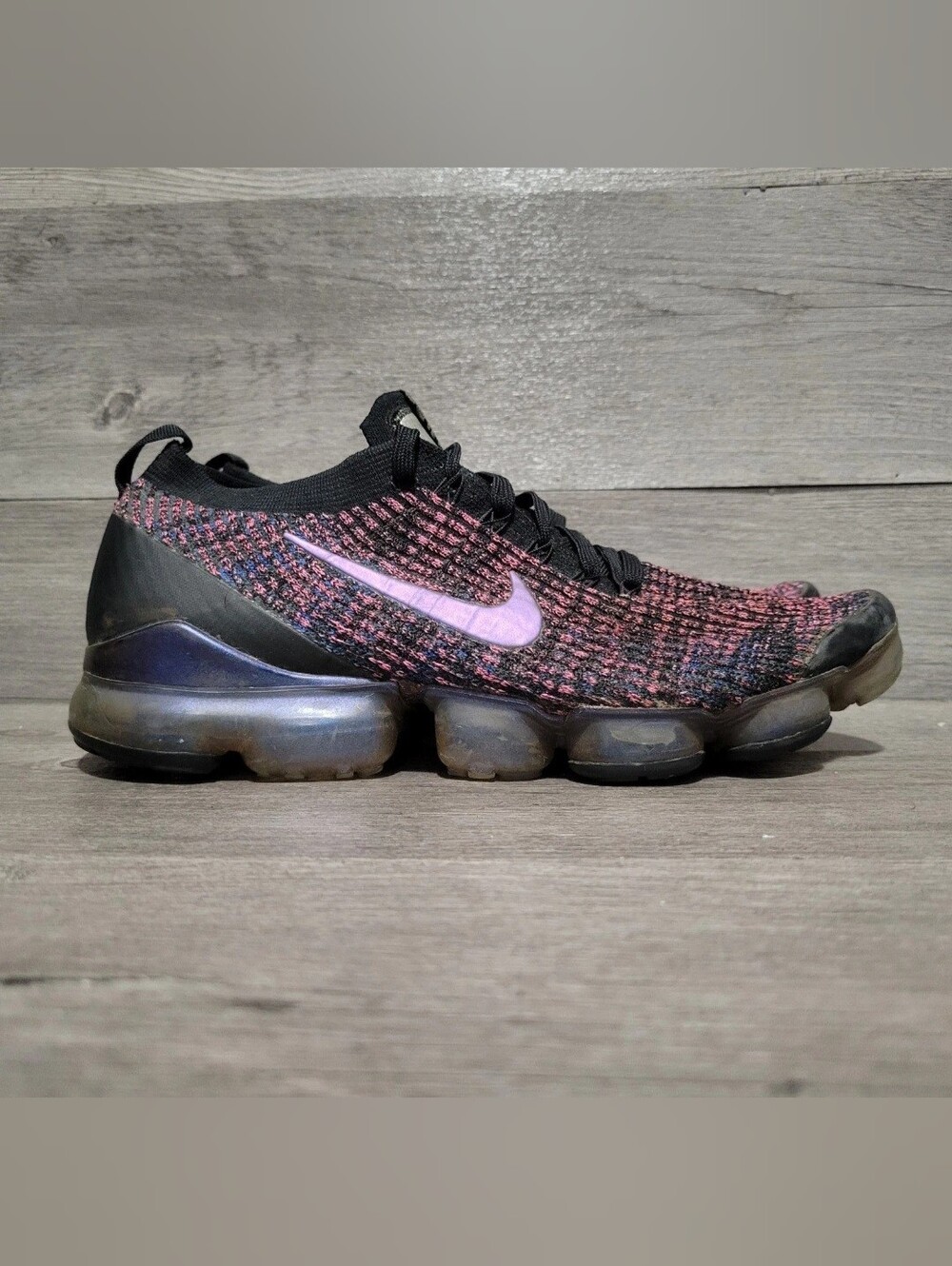 Nike Air VaporMax Flyknit 3 Laser Fuchsia Size 10.5 Mens AJ6900-007